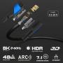 KabelDirekt – 1ft – 4K HDMI cable (4K@120Hz & 4K@60Hz for a stunning Ultra HD experience – High Speed with Ethernet, full metal connectors, Blu-ray/PS4/PS5/Xbox Series X/Switch, black)