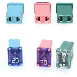 30 pc Automotive MCASE Mini Box Shaped Cartridge Fuse Kit for Cars, Trucks, and SUVs