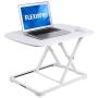 FlexiSpot Laptop Desk Riser - 27'' Standing Desk Sturdy Sit Stand up Converter for Laptop Notebook (White)