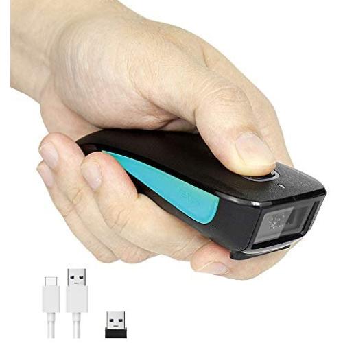 NETUM Bluetooth Barcode Scanner, Compatible with 2.4G Wireless & Bluetooth Function & Wired Connection, Connect Smart Phone, Tablet, PC, Laser Bar Code Reader Work with Windows, Mac,Android, iOS