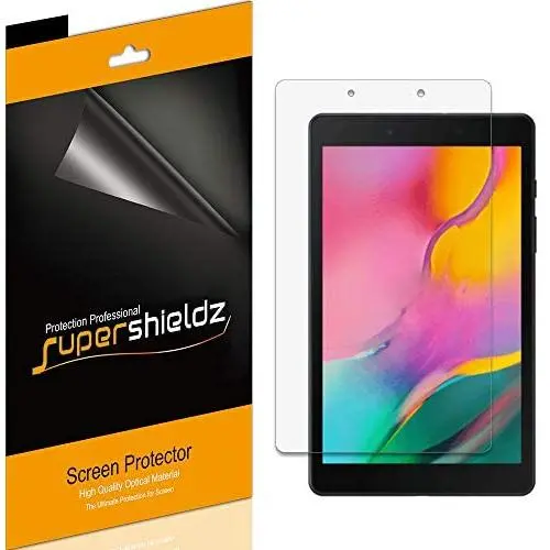 (3 Pack) Supershieldz for Samsung Galaxy Tab A 8.0 (2019) (SM-T290 Model only) Screen Protector, High Definition Clear Shield (PET)