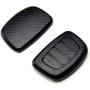 TANGSEN Smart Key Fob Personalized Case Protective Cover for Hyundai Elantra GT Tucson 4 Button Keyless Entry Remote 3D Twill Weave Carbon Fiber ABS Plastic Emboss