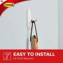 Command White Wire Hooks, Organize Damage-Free, 2-Hooks, 4-Strips (17068ES)