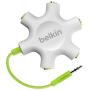 Belkin RockStar 5-Jack Multi Headphone Audio Splitter (Light Green)