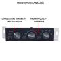 Dasbecan AC Heater Climate Control Panel Module w/Rear Window Defogger Switch Compatible with Chevy Suburban Tahoe GMC Yukon C1500 C2500 C3500 K1500 K2500 K3500 Silverado 1996-2000 Replaces# 16231165