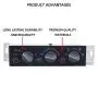 Dasbecan AC Heater Climate Control Panel Module w/Rear Window Defogger Switch Compatible with Chevy Suburban Tahoe GMC Yukon C1500 C2500 C3500 K1500 K2500 K3500 Silverado 1996-2000 Replaces# 16231165