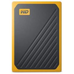 WD 500GB My Passport Go SSD Amber Portable External Storage, USB 3.0 - WDBMCG5000AYT-WESN