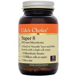 Udos Choice Super 8 Microbiotics 30 Vegecaps