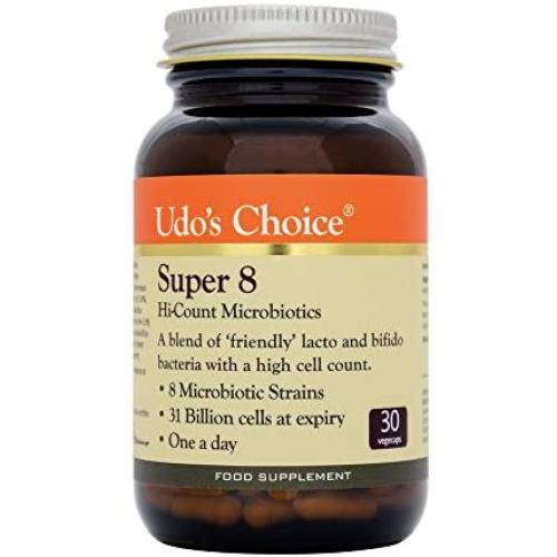 Udos Choice Super 8 Microbiotics 30 Vegecaps