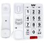 Tyler TBBP-3-WH Big Button Corded Phone with Speakerphone for Seniors and Ease of Use