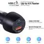 USB C Car Charger, 36W Dual Port Fast Car Charging Adapter with 18W PD & QC 3.0 for iPhone 11/Pro/Max, Samsung Galaxy S20/S20 Plus/S20 Ultra/S10+/S10e, iPad Pro/Air 2/Mini, Pixel