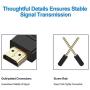 Rankie HDMI to DVI Cable, CL3 Rated High Speed Bi-Directional, 10 Feet, Black
