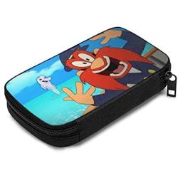 Hxuedan Yosemite Sam Looney Tunes The Data Cable Storage Bag Is A Portable And Independent Design SuitableVFor Travelers To Place The Data Cable, Earphone And Electronic Product Data Cable Storage Bag