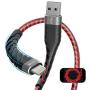 iPhone Charger, iCrius [Apple MFi Certified] 6Ft Led Light Up Lightning Cable USB Fast Charger Syncing Cord Compatible with iPhone 11 Pro Max XS XR X 8 7 6 Plus SE iPad(Red)