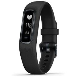 Garmin vivosmart 4, Activity and Fitness Tracker w/ Pulse Ox and Heart Rate Monitor, Black