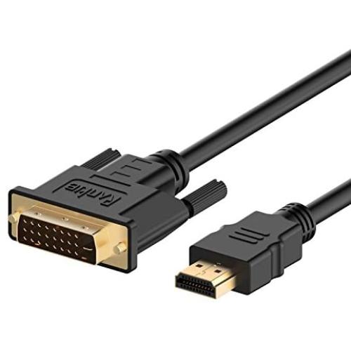 Rankie HDMI to DVI Cable, CL3 Rated High Speed Bi-Directional, 10 Feet, Black