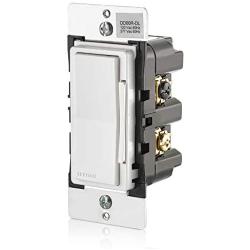 Leviton DD00R-DLZ Dual Voltage 120/277VAC, 60Hz Decora Companion Dimmer for multi-location dimming