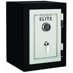 Stack-On E-029-SB-E Executive Fire Safe with Electronic Lock, Matte Black/Silver