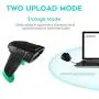NADAMOO Wireless Barcode Scanner with Charging Cradle, 400M Long Transmission Distance, 1D Cordless USB Portable Handheld Laser Bar Code Reader for Computer PC POS Warehouse Inventory Supermarket