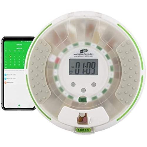 e-Pill MedSmart Voice Plus - Locked Automatic Pill Dispenser - Bluetooth Enabled