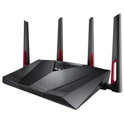 ASUS AC3100 WiFi Gaming Router (RT-AC88U) - Dual Band Gigabit Wireless Router, WTFast Game Accelerator, Gaming & Streaming, AiMesh Compatible, Free Lifetime Internet Security, Adaptive QoS, MU-MIMO