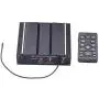 AS 100W Federal Siren Kit AS7100D-SPK0021 3-Piece Pack 20 Tones 12V with Siren Box Speaker Wireless Remote Microphone Fit for Different Vehicles