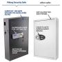 Viking Security Safe VS-144KS Digital Key Cabinet Digital Key Safe with Lockable Drop Slot 144 Key Capacity