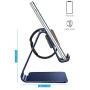 Apple Watch Stand, OMOTON 2 in 1 Universal Desktop Stand Holder for iPhone and Apple Watch Series 5/4/3/2/1 (Both 38mm/40mm/42mm/44mm) (Deep Navy)