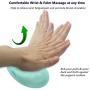 BRILA Ergonomic Memory Foam Mouse Wrist Rest Support Pad Cushion for Computer, Laptop, Office Work, PC Gaming - Massage Holes Design - Wrist Pain Relief (Aquamarine Mouse Wrist Rest)