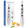 Acupuncture Pen, Electronic Massage Pen, Electronic Acupuncture Pen, Electronic Meridian Energy Pen for Pain Relief with 3 Massage Heads(Battery Not Included)