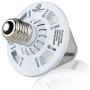 9,600 Lumen LED Post or High Bay Bulb – 80 Watt LED retrofit Bulb- 3000K Warm White- -E26 or E39 LED Reversible High Bay or Post Light Bulb - UL + DLC