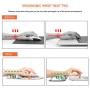 Holilife Keyboard Wrist Rest Pad and Wrist Support Mouse Pad, Ergonomic Design Memory Foam Pad for Pain Relief and Non-Slip Rubber Base Set for Home Office Laptop Computer Gaming, Cat & Flower
