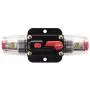 ANJOSHI Circuit Breaker 20A 20-300amp Reset Fuse Holder Inline Fuse for Car Audio and Amps Overload Protection 12V-24V DC Replace Fuses