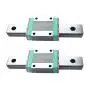 TEN-HIGH Linear Rail, 2pcs CNC Parts MR9 MGN9 Miniature Linear Guide Rail Way Slide 120mm+2pcs MGN9C Slider Miniature Linear Motion Guide Way