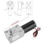 DC 12V 200RPM Worm Gear Motor, 8mm Female Shaft High Torque Turbine Reducer DC 12V 200RPM Worm Gear Motor, 8mm Female Shaft High Torque Turbine Reducer