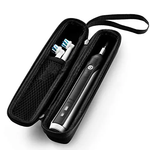 Caseling Hard Case Fits Oral-B Pro 1000 Power Rechargeable Electric Toothbrush with Mesh Pocket for accessories (Small - Great for Travel)