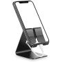 Verigle, , Aluminum, Desktop Tablet Dock, Smartphone, Holder Compatible With 4~8inch iPhone Xs XR 8 X 7 6 6s Plus SE 5 5s, Tablet, All Android, Black, 1 Pack