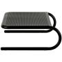 Allsop Large Metal Art Monitor Stand, 18-Inch wide platform holds 50 lbs with keyboard storage space - Black (30336)