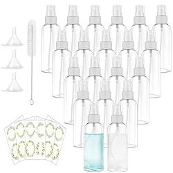 Spray Bottles 2oz/60ml Small Spray Bottle Fine Mist Mini Empty Clear Plastic Travel Size Spray Bottle Refillable Containers Atomiser Bottles for Essential Oil, Perfume,Travel Bottle 20Pack