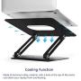 Laptop Stand, EPN Laptop Riser with Heat-Vent to Elevate Laptop, Adjustable Desktop Holder Compatible for MacBook Pro/Air, Surface Laptop, Dell XPS, HP, Samsung and Other 11-17 Inch Notebook