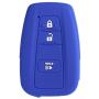 2Pcs XUHANG Sillicone key fob Skin key Cover Remote Case Protector Shell for 2016 2017 Prius 2018 2019 C-HR Smart Remote red blue 2Pcs XUHANG Sillicone key fob Skin key Cover Remote Case Protector Shell for 2016 2017 Prius 2018 2019 C-HR Smart Remote red blue