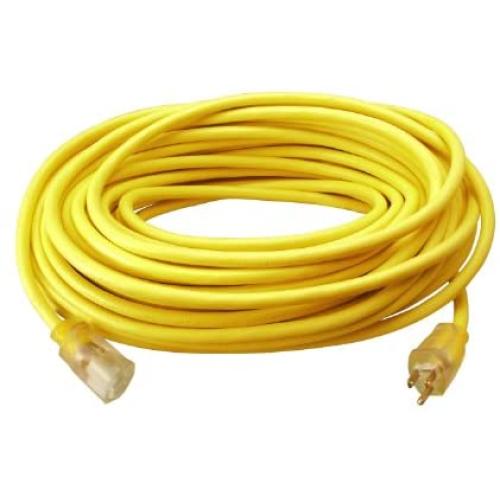 Southwire 2588SW0002 Outdoor Cord-12/3 SJTW Heavy Duty 3 Prong Extension Cord-for Commercial Use (50, Yellow), 50 Feet Southwire 2588SW0002 Outdoor Cord-12/3 SJTW Heavy Duty 3 Prong Extension Cord-for Commercial Use (50, Yellow), 50 Feet