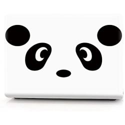 HRH 2 in 1 Cute Panda Laptop Body Shell Protective PC Hard Case Cover and Matching Silicone Keyboard Cover for MacBook Old Pro 13''Inch WITH CD-ROM Drive (A1278),Release Early 2012/2011/2010/2009/2008