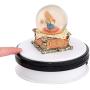 Yuanj Motorized Turntable Display, 360 Degree Electric Rotating Display Turntable for Display Jewelry, Watch, Digital Product, Shampoo, Glass, Bag, Models, Diecast, Jewelry and Collectibles