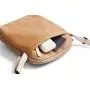 Bellroy City Pouch Premium (Leather Cross-Body Bag, e-Reader or Small Tablet, Wallet, Sunglasses, Phone) - Desert