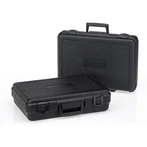 Blow Molded Products Carry Case 15.5 x 10.5 x 4.2 Interior, with Folding Handle (Empty)