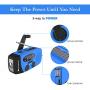 Upgraded Version RunningSnail Emergency Hand Crank Self Powered AM/FM NOAA Solar Weather Radio with LED Flashlight, Emergency Power Bank for iPhone/Smartphone (088B)