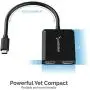 Sabrent USB Type-C Dual HDMI Adapter [Supports Up to Two 4K 30Hz Monitors, Compatible with Windows Systems Only] (DA-UCDH)