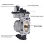 EVIL ENERGY Electronic Throttle Body Assembly Compatible with Ford F-150 V8 4.6L 2002-2006 Ford Crown Victoria V8 4.6L 2005-2011 Replacement for 9W7Z9E926AA TB1014