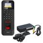 Visionis VIS-3013 Indoor Access Control Time Attendance Black Waterproof WiFi TCP/IP Wiegand Fingerprint Biometric IP42 Card Reader Keypad with Software 125KHz EM Card Compatible 3,000 Users